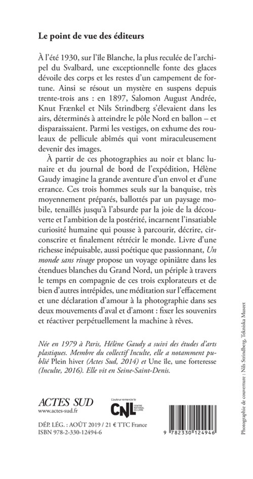 Un monde sans rivage - Hélène Gaudy - ACTES SUD