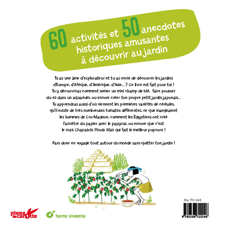 Les aventuriers au jardin bio explorent le monde - David MELBECK - TERRE VIVANTE