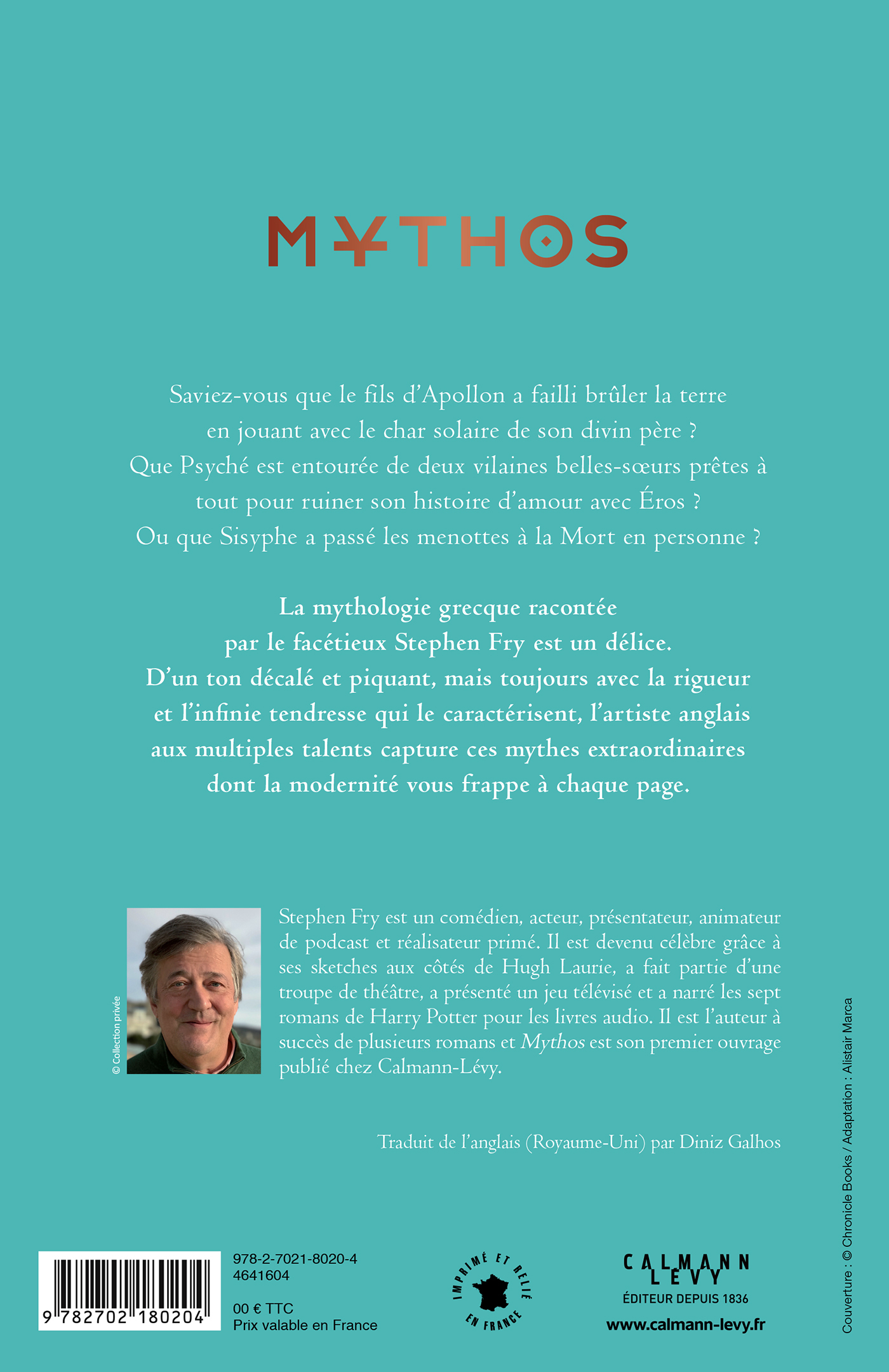 Mythos - Stephen Fry - CALMANN-LEVY