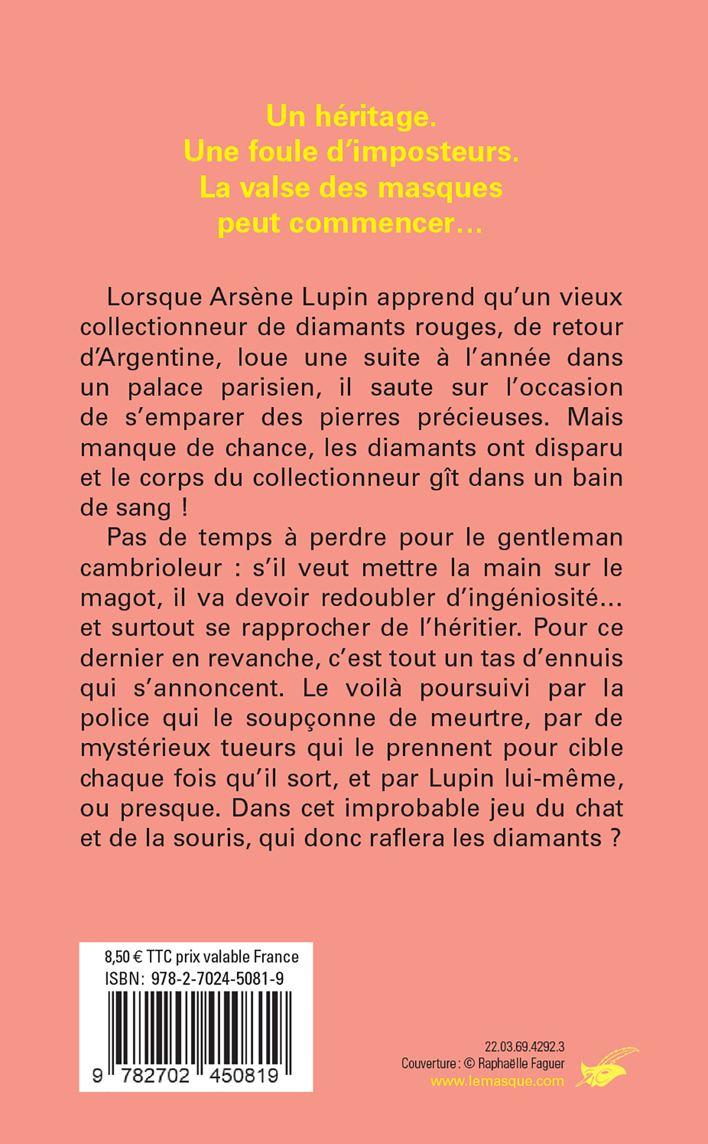 La Vie privée d'Arsène Lupin - Frédéric Lenormand - ED DU MASQUE