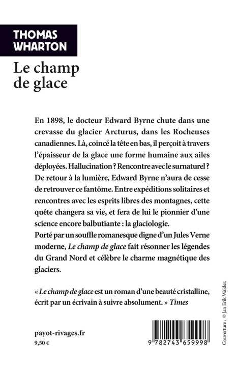 Le Champ de glace - Thomas Wharton - RIVAGES