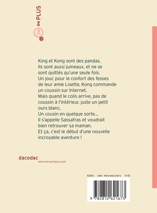 King et Kong, se font livrer un cousin - Alex Cousseau - ROUERGUE