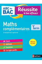Abc bac - reussite le bac efficace - maths complementaires - terminale