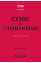 Code de l-urbanisme 2020, annote et commente - 29e ed.