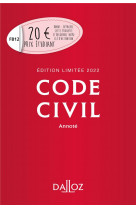 Code civil 2022 annote. edition limitee