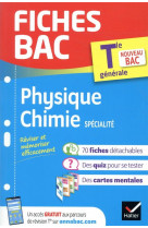FICHES BAC PHYSIQUE-CHIMIE TLE (SPECIALITE) - BAC 2024 - NOUVEAU PROGRAMME DE TERMINALE