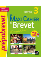 LE MAXI CAHIER DU BREVET (TOUT-EN-UN) - BREVET 2024 - COURS, QUIZ, SUJETS & VIDEOS