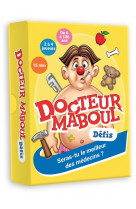 HASBRO - JEUX DE CARTES - DOCTEUR MABOUL - DEFIS