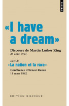 I HAVE A DREAM  - DISCOURS DU PASTEUR MARTIN LUTHER KING, WASHINGTON D.C., 28 AOUT 1963.