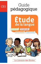 GUIDE PEDAGOGIQUE - ETUDE DE LA LANGUE CE1