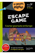 Escape game - De la 5e à la 4e - Cahier de vacances 2024