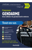 FONCTION PUBLIQUE D-ETAT - T01 - CONCOURS GENDARME - SOUS-OFFICIER DE GENDARMERIE EXTERNE - 2022/202