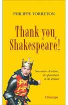 Thank you, Shakespeare !