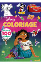 Disney - Coloriage avec plus de 100 stickers (Encanto - Mirabel)
