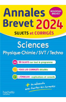 ANNALES BREVET 2024 - SCIENCES