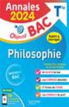 Annales Objectif BAC 2024 - Philosophie