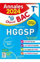 ANNALES OBJECTIF BAC 2024 - SPECIALITE HGGSP