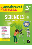 ANNABREVET LE PASS - SCIENCES 3E