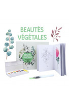 Coffret Beautés végétales - 30 illustrations à peindre à l'aquarelle