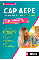 CAP ACCOMPAGNEMENT EDUCATIF PETITE ENFANCE 110 ENTRAINEMENTS EPREUVES PROFESSIONNELLES EP1 EP2 EP3 2