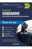 FONCTION PUBLIQUE D-ETAT - T01 - CONCOURS GENDARME - SOUS-OFFICIER DE GENDARMERIE EXTERNE - 2024/202