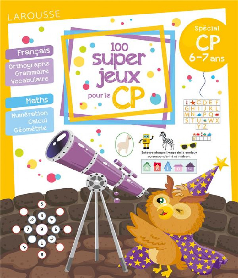 100 SUPER JEUX POUR LE CP - PERROT AURELIE - LAROUSSE