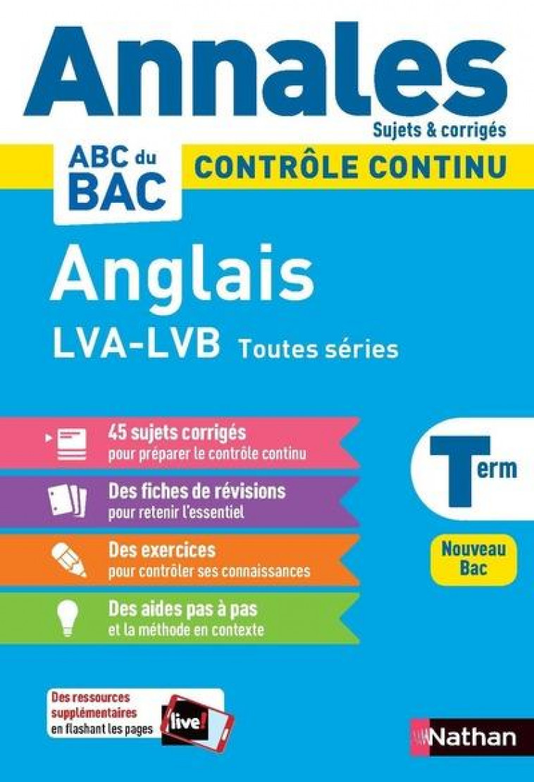 ANNALES BAC 2021 ANGLAIS TERMINALE - CORRIGE - LEGER/ARNETTE - CLE INTERNAT
