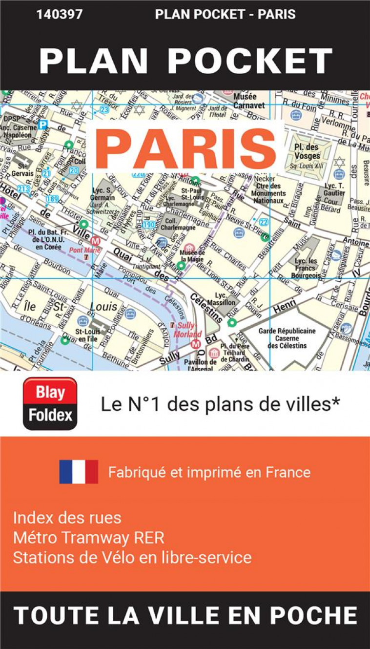 PARIS PLAN POCKET 2023 - BLAY-FOLDEX - MICHELIN