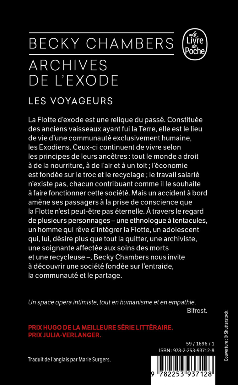 Archives de l'Exode (Les Voyageurs, Tome 3) - Becky Chambers - LGF